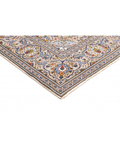 Tappeto Kashan Persia bianco verde 195x295