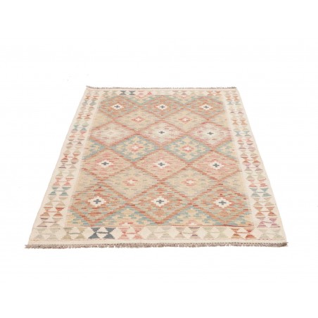 Tappeto Kilim Afghanistan beige marrone 107x154