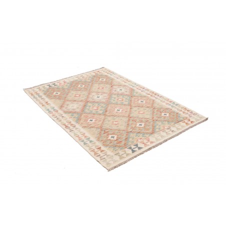 Tappeto Kilim Afghanistan beige marrone 107x154