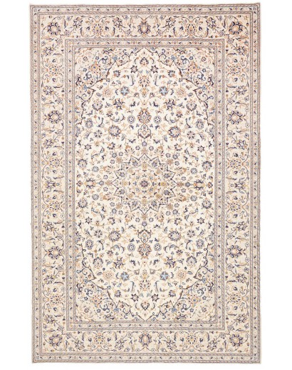 Tappeto Kashan Persia bianco grigio 200x305