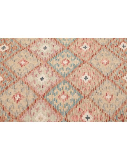 Tappeto Kilim Afghanistan beige marrone 107x154