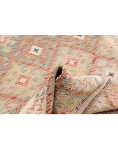 Tappeto Kilim Afghanistan beige marrone 107x154