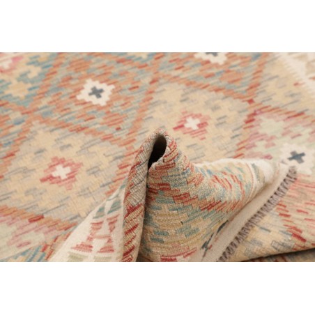 Tappeto Kilim Afghanistan beige marrone 107x154