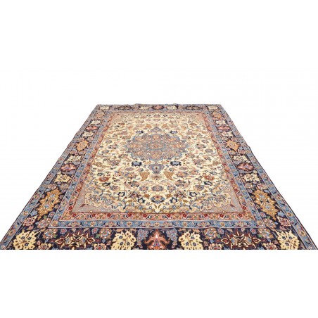 Tappeto Nadjafabad Persia beige grigio 200x313