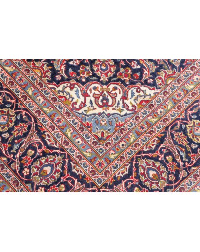 Tappeto Ardakan Persia azzurro giallo 207x318