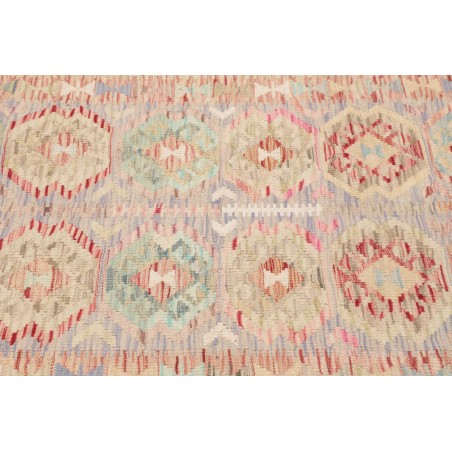 Tappeto Kilim Afghanistan beige bianco 104x150