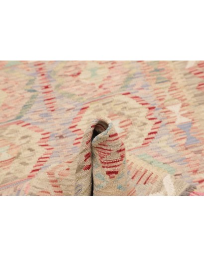 Tappeto Kilim Afghanistan beige bianco 104x150