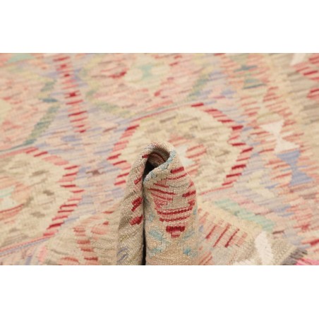 Tappeto Kilim Afghanistan beige bianco 104x150