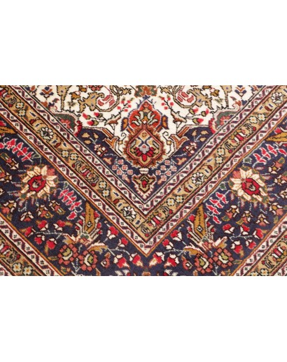 Tappeto Tabriz Persia marrone grigio 203x298
