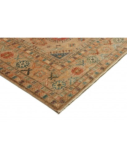 Tappeto Kazak Fine Pakistan bianco marrone 205x297