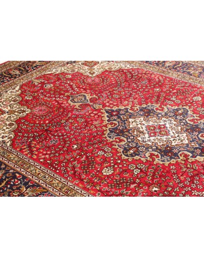 Tappeto Tabriz Persia marrone grigio 203x298