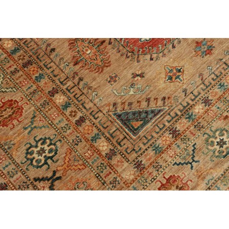 Tappeto Kazak Fine Pakistan bianco marrone 205x297