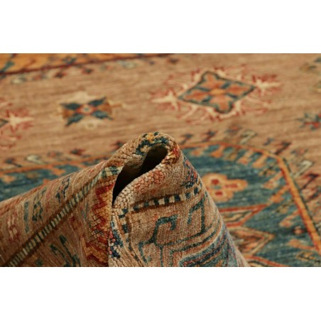 Tappeto Kazak Fine Pakistan bianco marrone 205x297