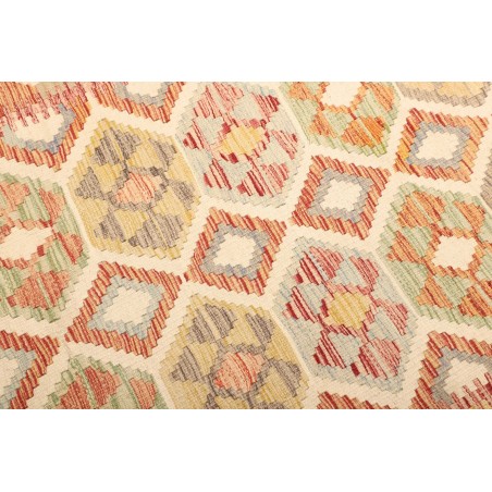 Tappeto Kilim Afghanistan marrone rosso 112x156