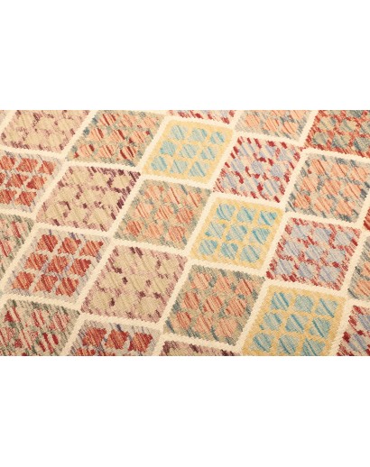Tappeto Kilim Afghanistan marrone 207x296