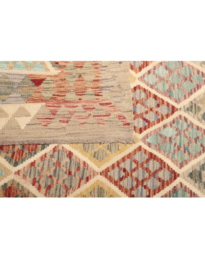 Tappeto Kilim Afghanistan marrone 207x296