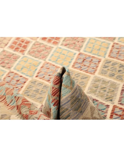 Tappeto Kilim Afghanistan marrone 207x296