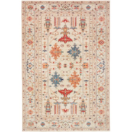 Tappeto Kazak Fine Pakistan giallo marrone 200x299