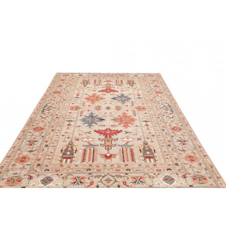 Tappeto Kazak Fine Pakistan giallo marrone 200x299