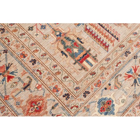 Tappeto Kazak Fine Pakistan giallo marrone 200x299