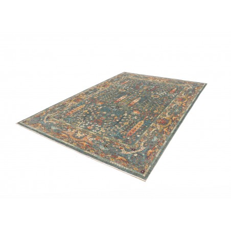 Tappeto Shahi Fine Pakistan azzurro marrone 205x288