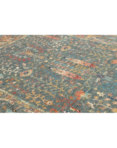 Tappeto Shahi Fine Pakistan azzurro marrone 205x288
