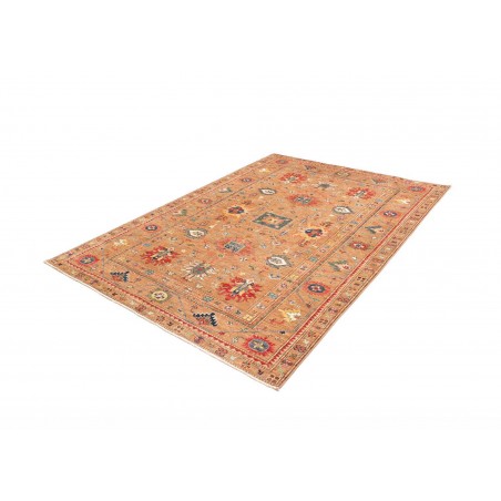 Tappeto Kazak Fine Pakistan marrone arancione 205x296