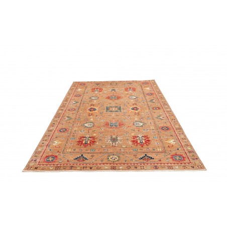 Tappeto Kazak Fine Pakistan marrone arancione 205x296