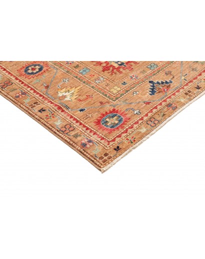 Tappeto Kazak Fine Pakistan marrone arancione 205x296