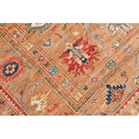 Tappeto Kazak Fine Pakistan marrone arancione 205x296