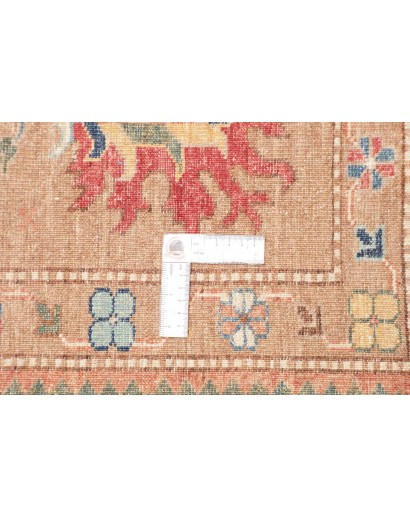 Tappeto Kazak Fine Pakistan marrone arancione 205x296