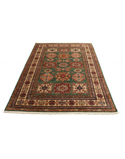Tappeto Kazak Fine Pakistan bianco giallo 148x202