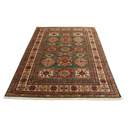 Tappeto Kazak Fine Pakistan bianco giallo 148x202