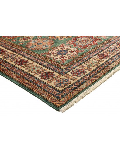 Tappeto Kazak Fine Pakistan bianco giallo 148x202