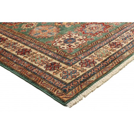 Tappeto Kazak Fine Pakistan bianco giallo 148x202