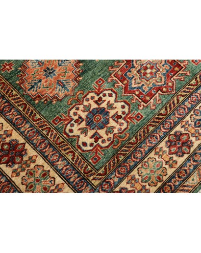 Tappeto Kazak Fine Pakistan bianco giallo 148x202