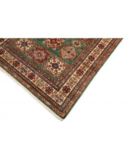 Tappeto Kazak Fine Pakistan bianco giallo 148x202