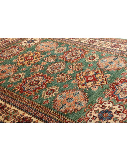 Tappeto Kazak Fine Pakistan bianco giallo 148x202