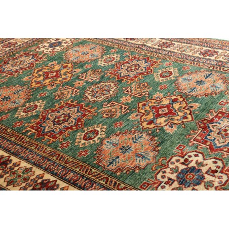 Tappeto Kazak Fine Pakistan bianco giallo 148x202