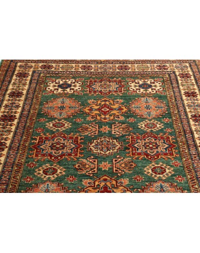 Tappeto Kazak Fine Pakistan bianco giallo 148x202