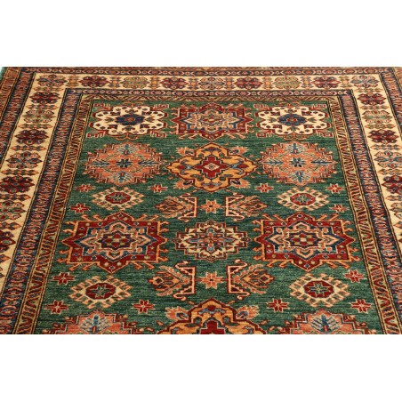 Tappeto Kazak Fine Pakistan bianco giallo 148x202