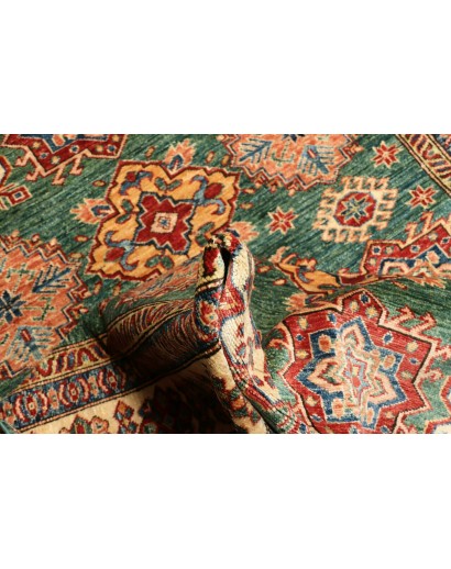 Tappeto Kazak Fine Pakistan bianco giallo 148x202