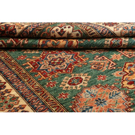 Tappeto Kazak Fine Pakistan bianco giallo 148x202