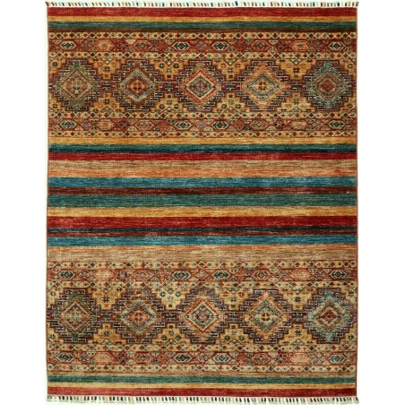 Tappeto Samarkand Pakistan marrone grigio 148x190