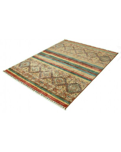 Tappeto Samarkand Pakistan marrone grigio 148x190