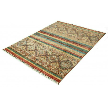 Tappeto Samarkand Pakistan marrone grigio 148x190