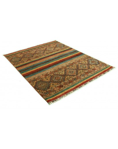 Tappeto Samarkand Pakistan marrone grigio 148x190