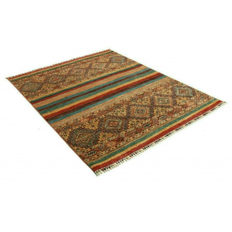 Tappeto Samarkand Pakistan marrone grigio 148x190