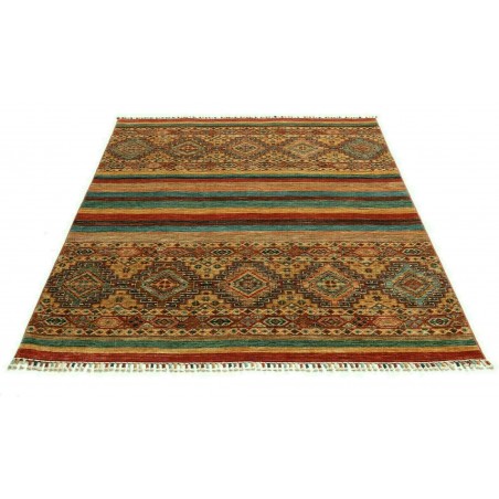 Tappeto Samarkand Pakistan marrone grigio 148x190