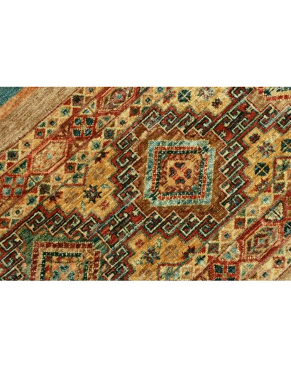 Tappeto Samarkand Pakistan marrone grigio 148x190